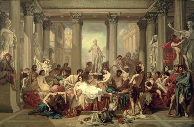 I romani della decadenza da Thomas Couture